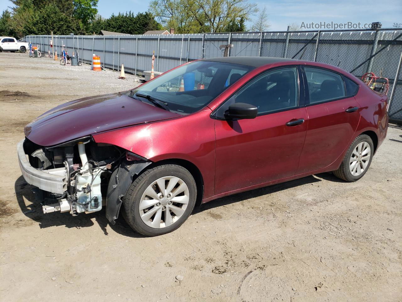 2015 Dodge Dart Se Aero Red vin: 1C3CDFDH5FD276149