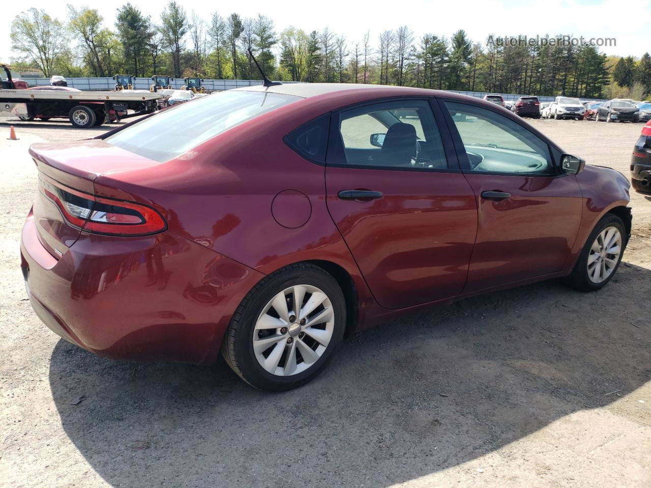 2015 Dodge Dart Se Aero Red vin: 1C3CDFDH5FD276149