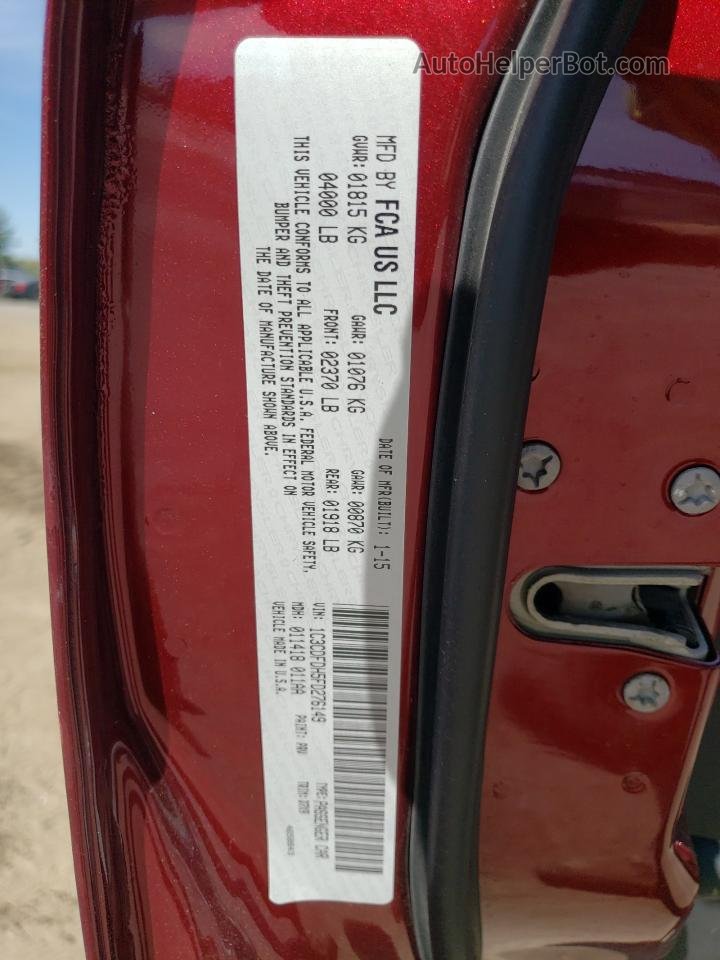 2015 Dodge Dart Se Aero Red vin: 1C3CDFDH5FD276149
