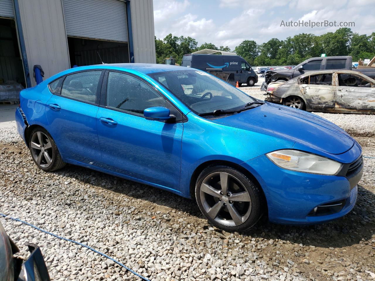 2015 Dodge Dart Gt Blue vin: 1C3CDFEB0FD225071