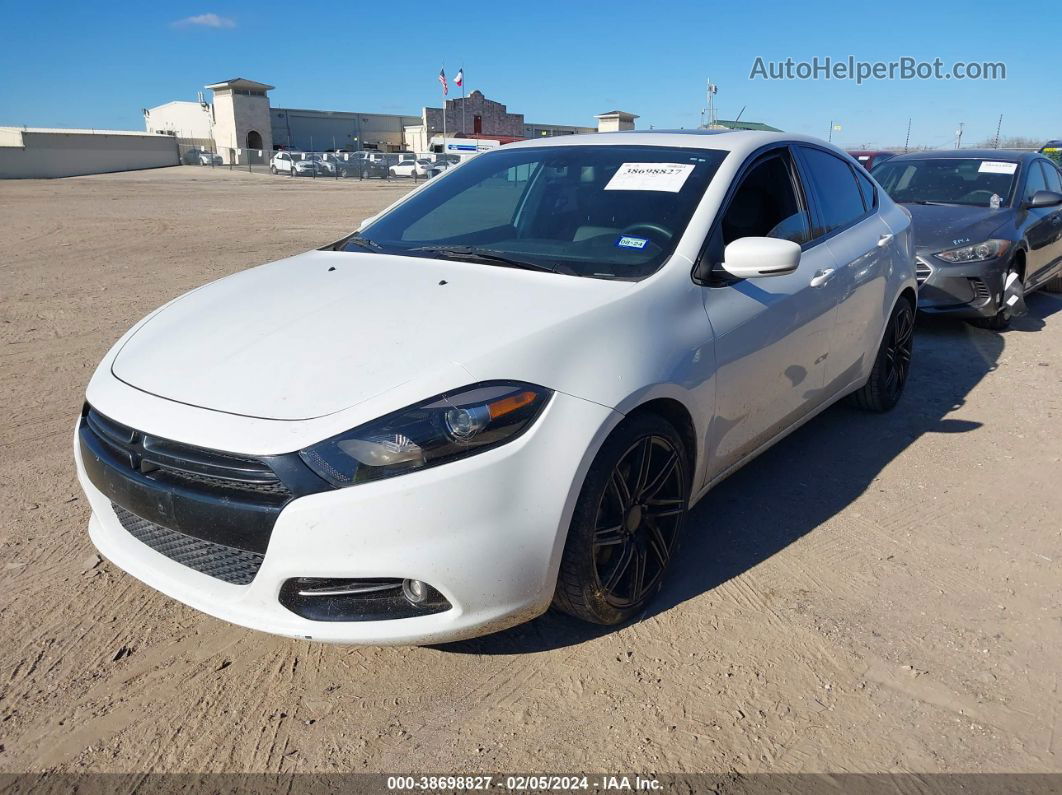 2015 Dodge Dart Gt White vin: 1C3CDFEB0FD247829