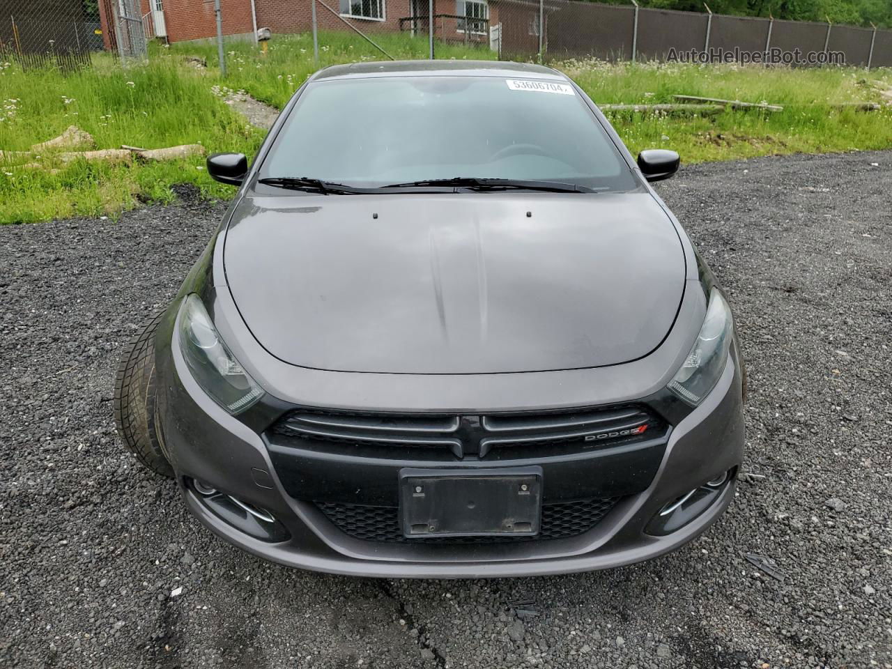 2015 Dodge Dart Gt Gray vin: 1C3CDFEB2FD116949