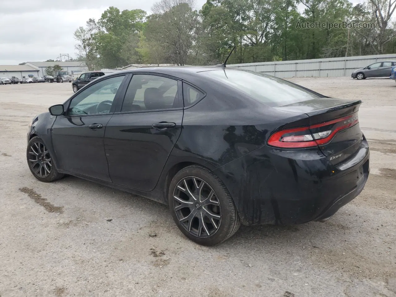 2015 Dodge Dart Gt Black vin: 1C3CDFEB2FD277477