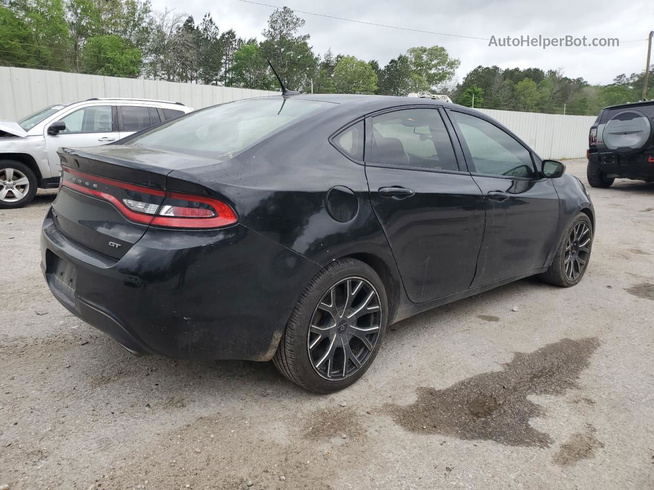 2015 Dodge Dart Gt Black vin: 1C3CDFEB2FD277477