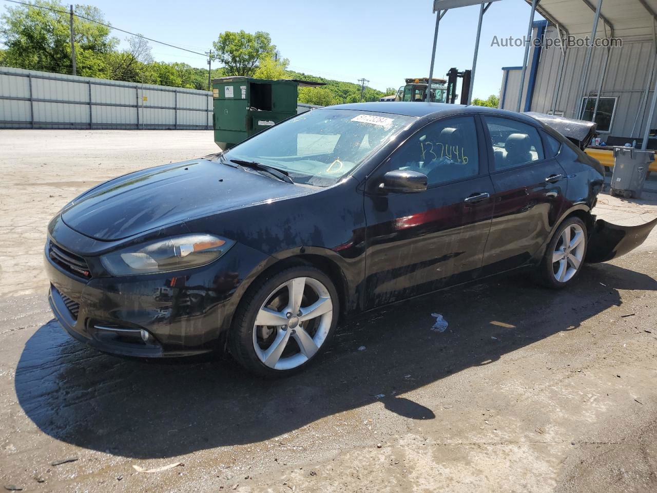 2015 Dodge Dart Gt Black vin: 1C3CDFEB3FD123053