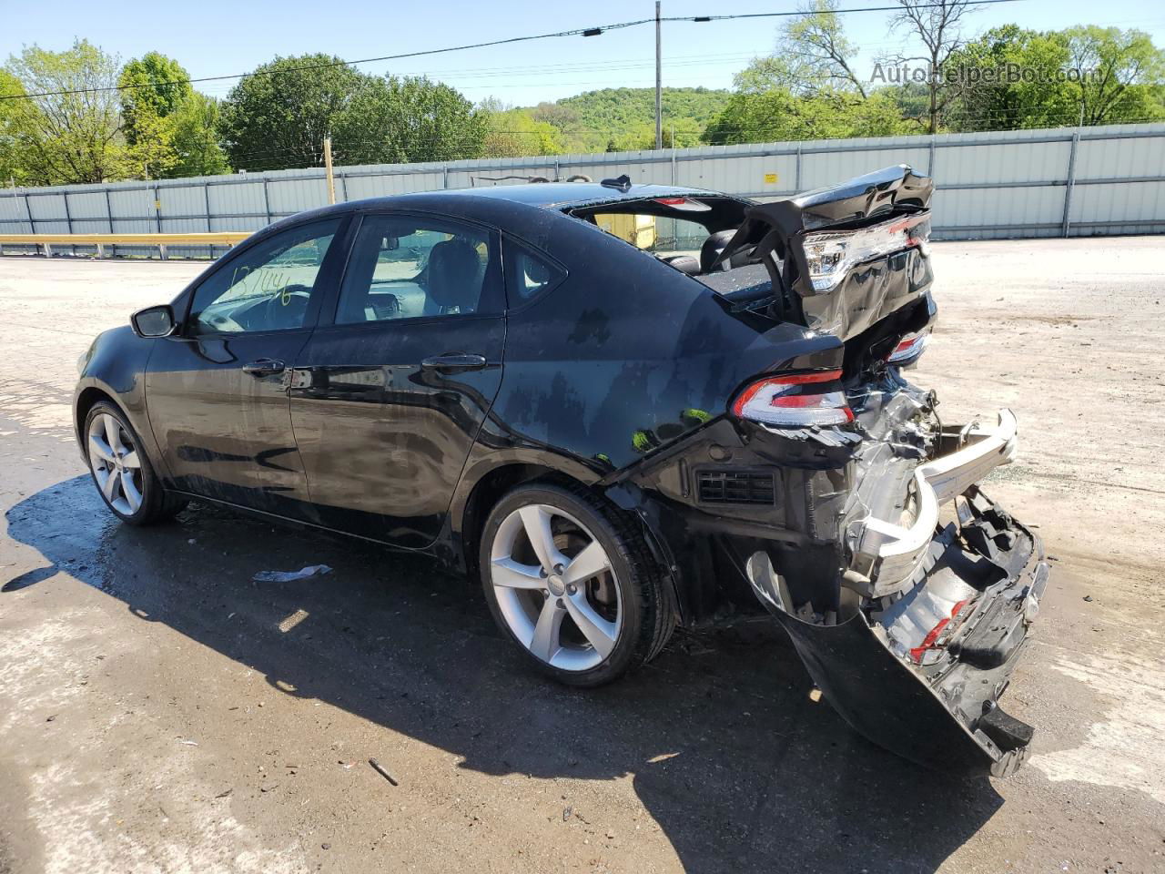 2015 Dodge Dart Gt Black vin: 1C3CDFEB3FD123053