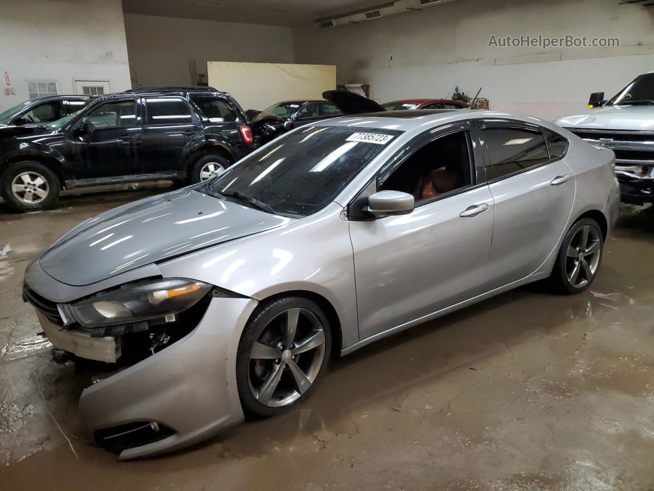 2015 Dodge Dart Gt Silver vin: 1C3CDFEB3FD132058