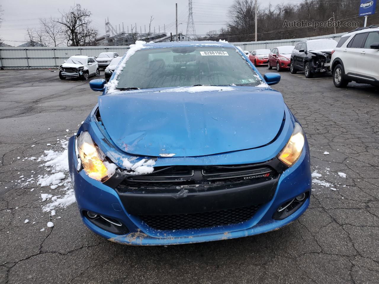 2015 Dodge Dart Gt Blue vin: 1C3CDFEB3FD244052