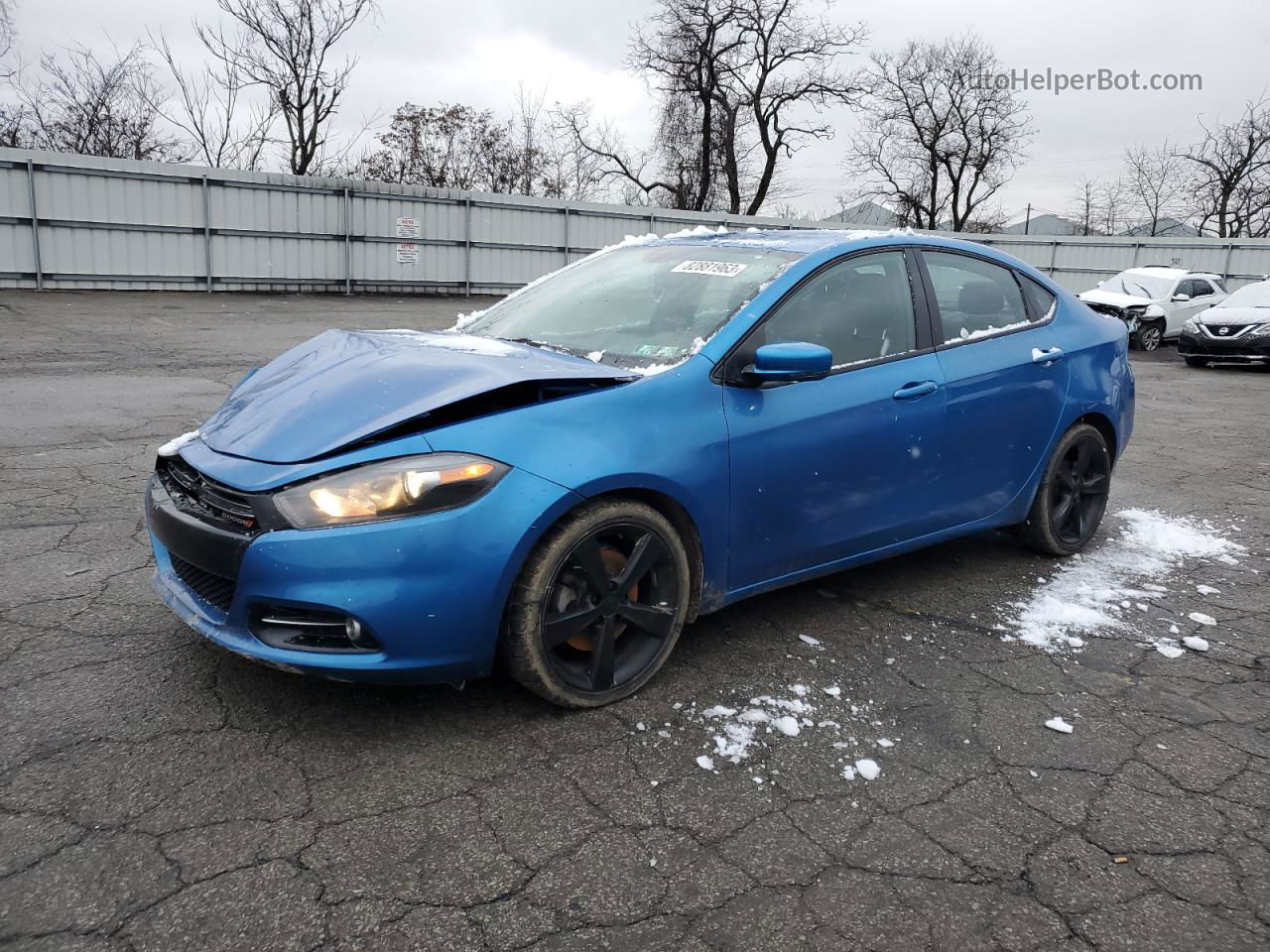 2015 Dodge Dart Gt Blue vin: 1C3CDFEB3FD244052