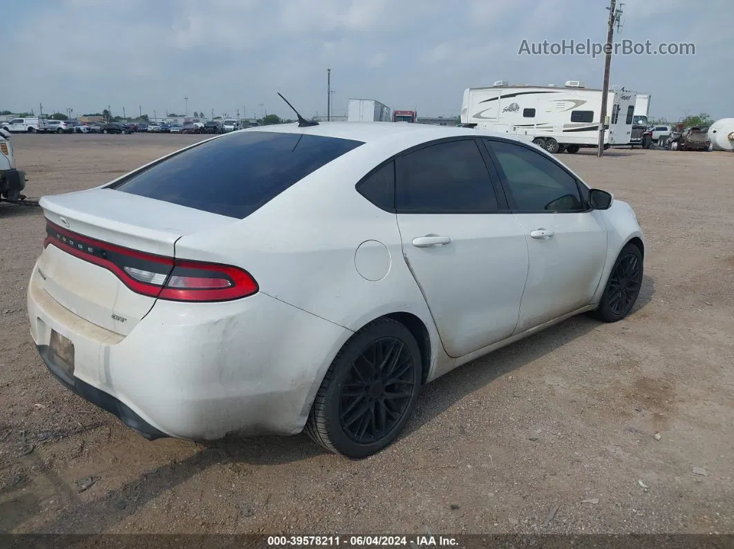 2015 Dodge Dart Gt Белый vin: 1C3CDFEB3FD254094