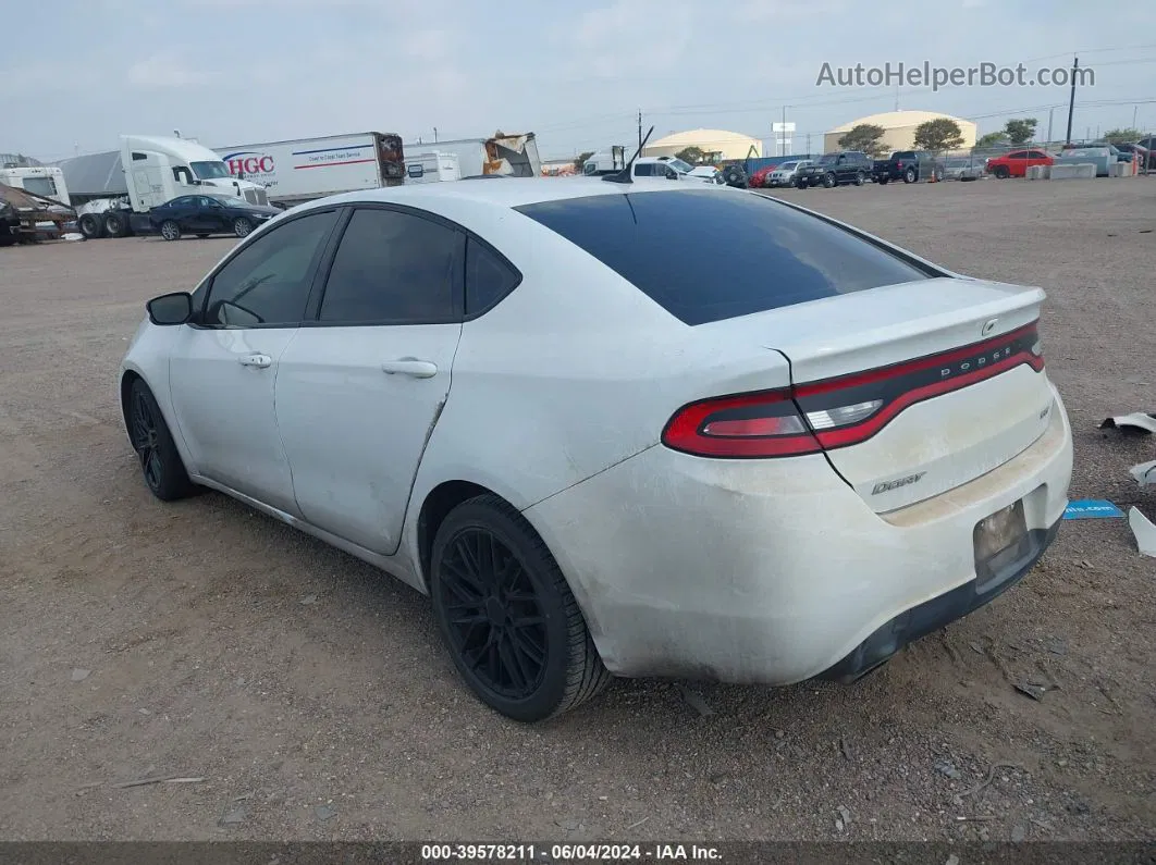 2015 Dodge Dart Gt Белый vin: 1C3CDFEB3FD254094