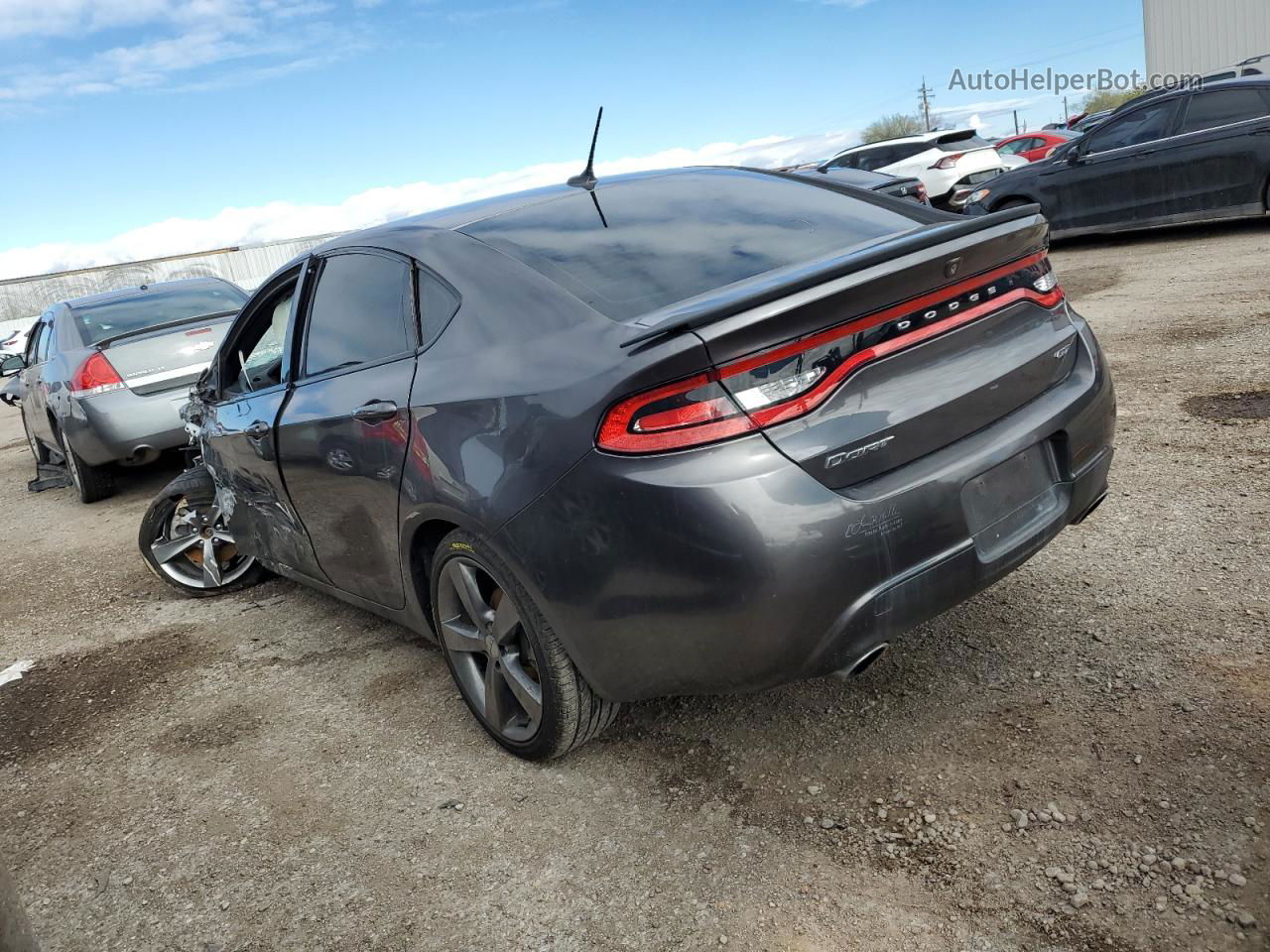 2015 Dodge Dart Gt Charcoal vin: 1C3CDFEB3FD282140