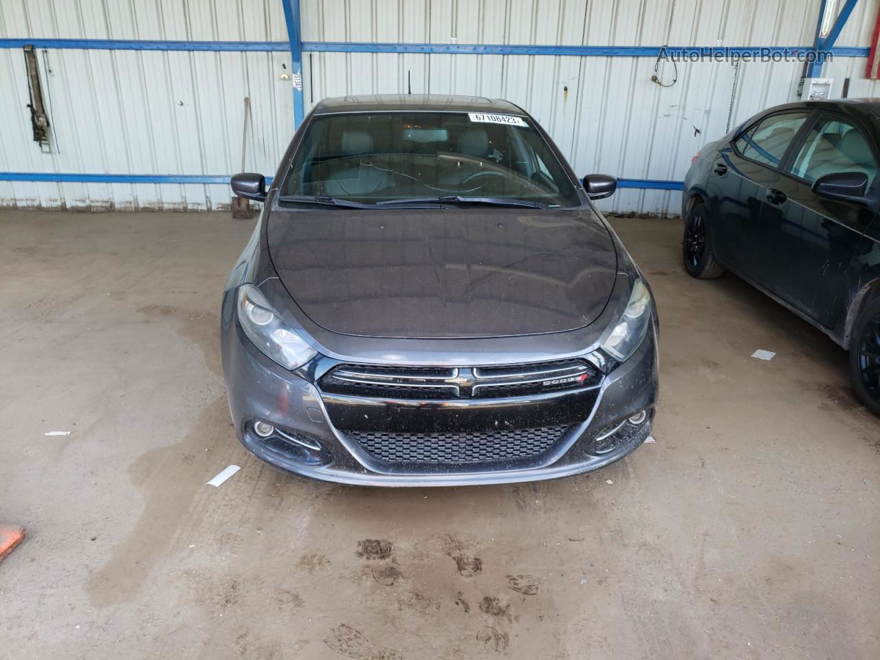 2015 Dodge Dart Gt Серый vin: 1C3CDFEB3FD392556