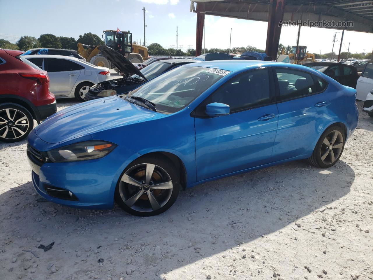 2015 Dodge Dart Gt Blue vin: 1C3CDFEB4FD193953