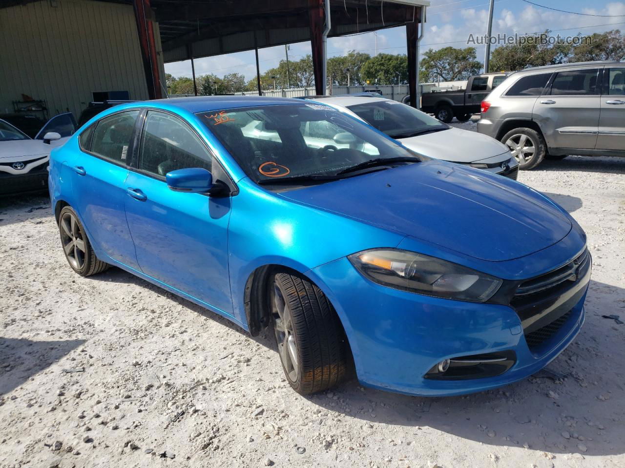 2015 Dodge Dart Gt Blue vin: 1C3CDFEB4FD193953