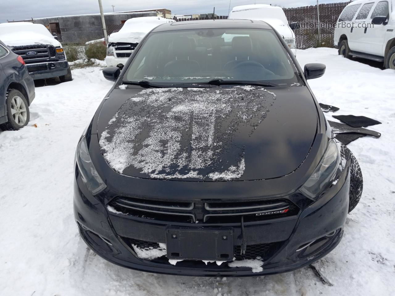 2015 Dodge Dart Gt Black vin: 1C3CDFEB5FD180645