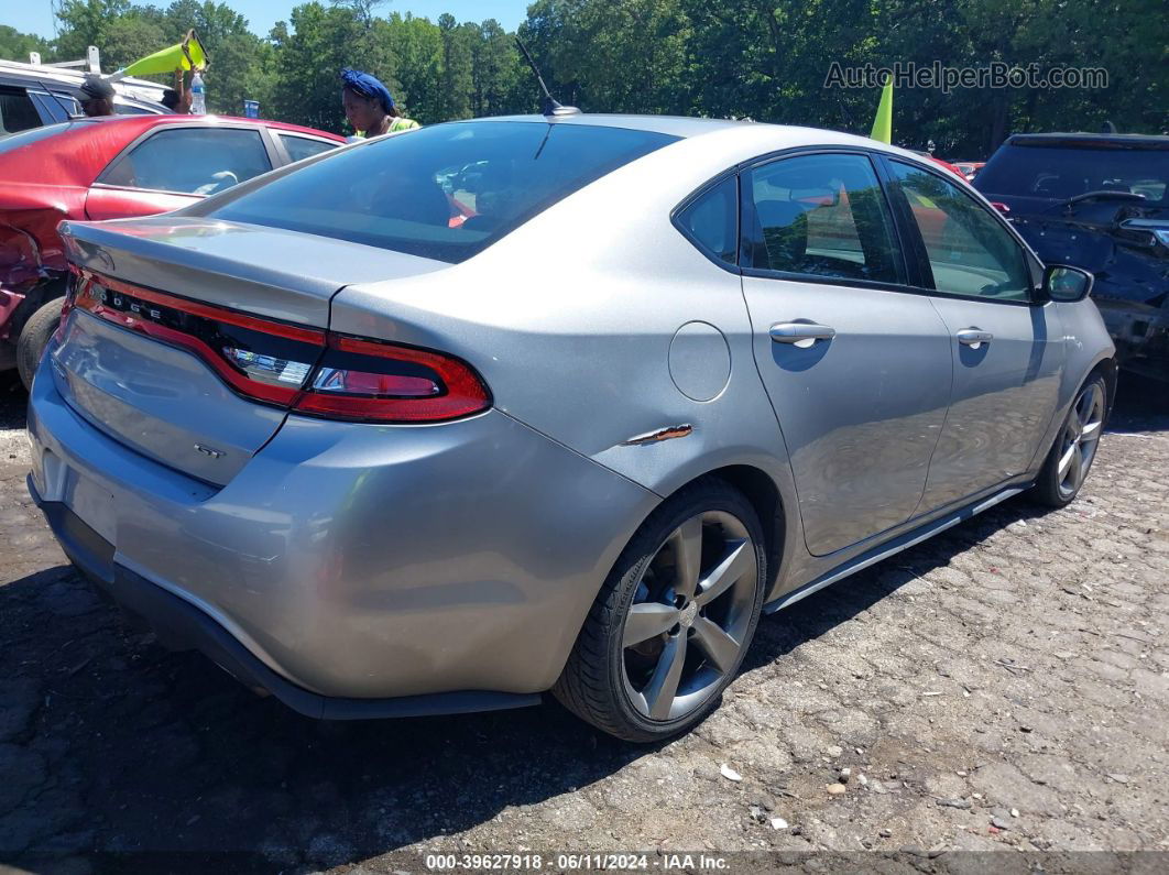 2015 Dodge Dart Gt Silver vin: 1C3CDFEB5FD223249