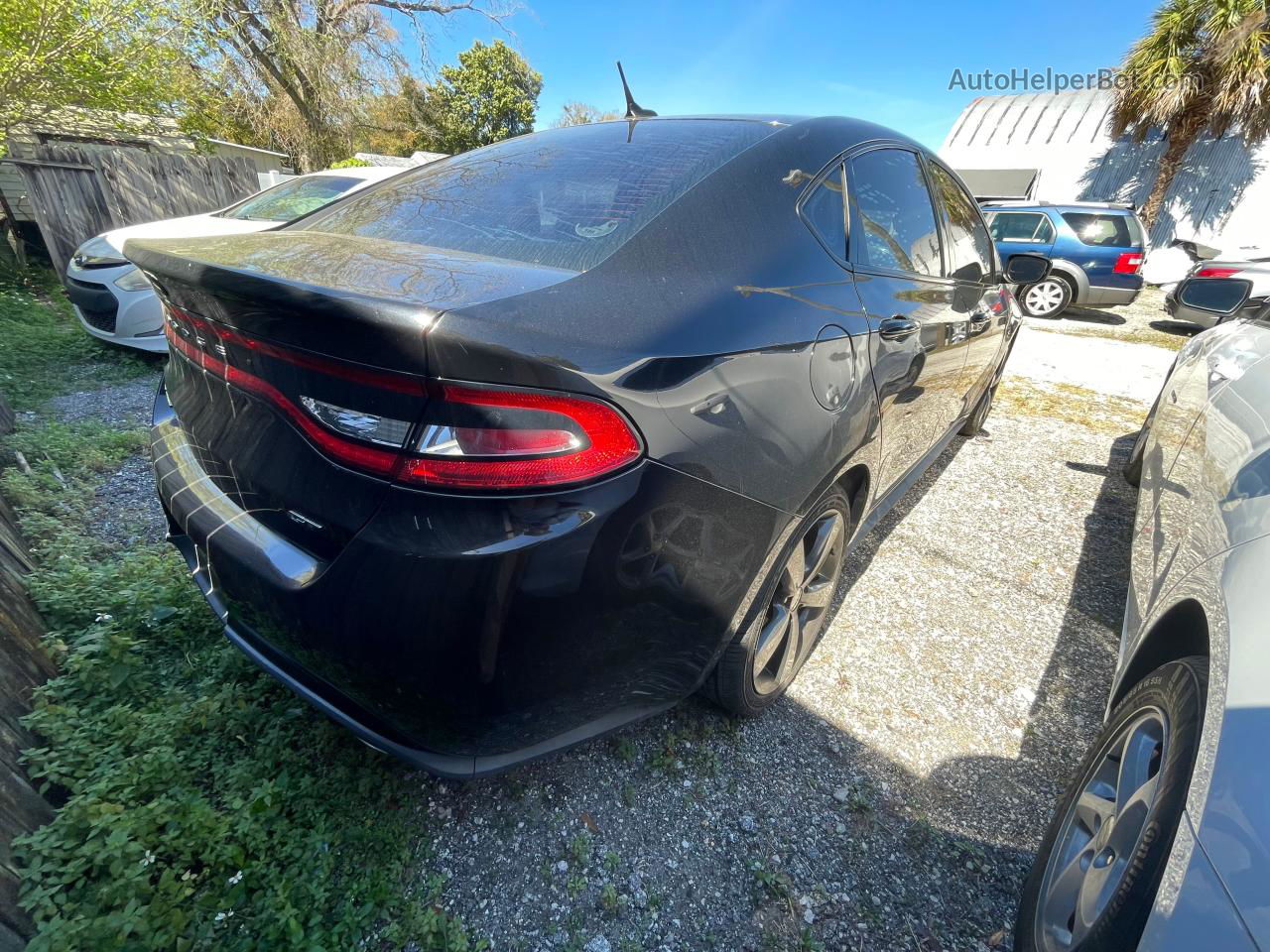 2015 Dodge Dart Gt Black vin: 1C3CDFEB6FD142101