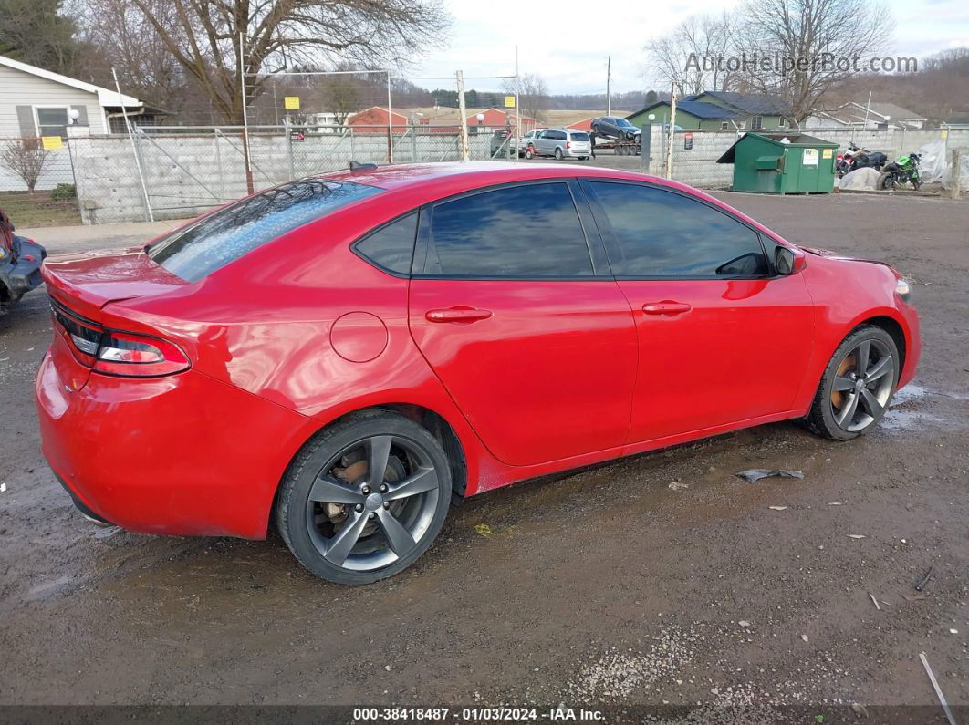 2015 Dodge Dart Gt Red vin: 1C3CDFEB6FD223180