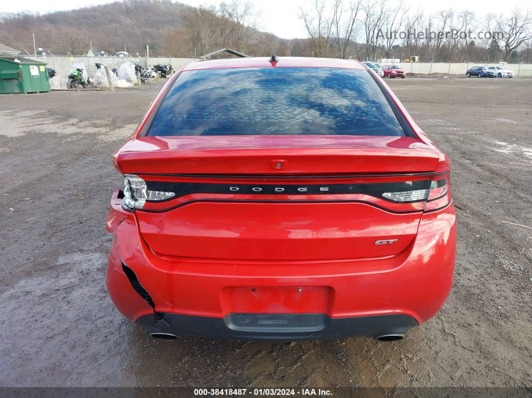 2015 Dodge Dart Gt Red vin: 1C3CDFEB6FD223180