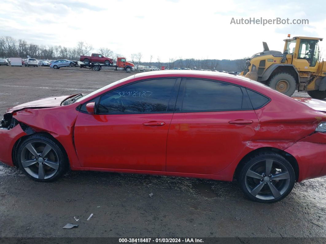 2015 Dodge Dart Gt Red vin: 1C3CDFEB6FD223180