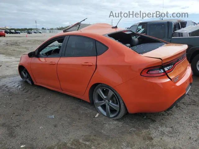 2015 Dodge Dart Gt Orange vin: 1C3CDFEB6FD228329