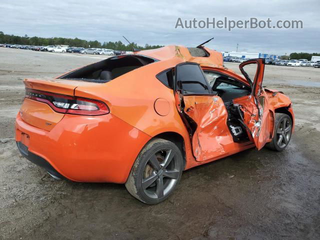 2015 Dodge Dart Gt Orange vin: 1C3CDFEB6FD228329