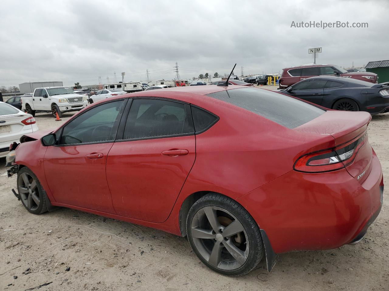 2015 Dodge Dart Gt Red vin: 1C3CDFEB7FD227917