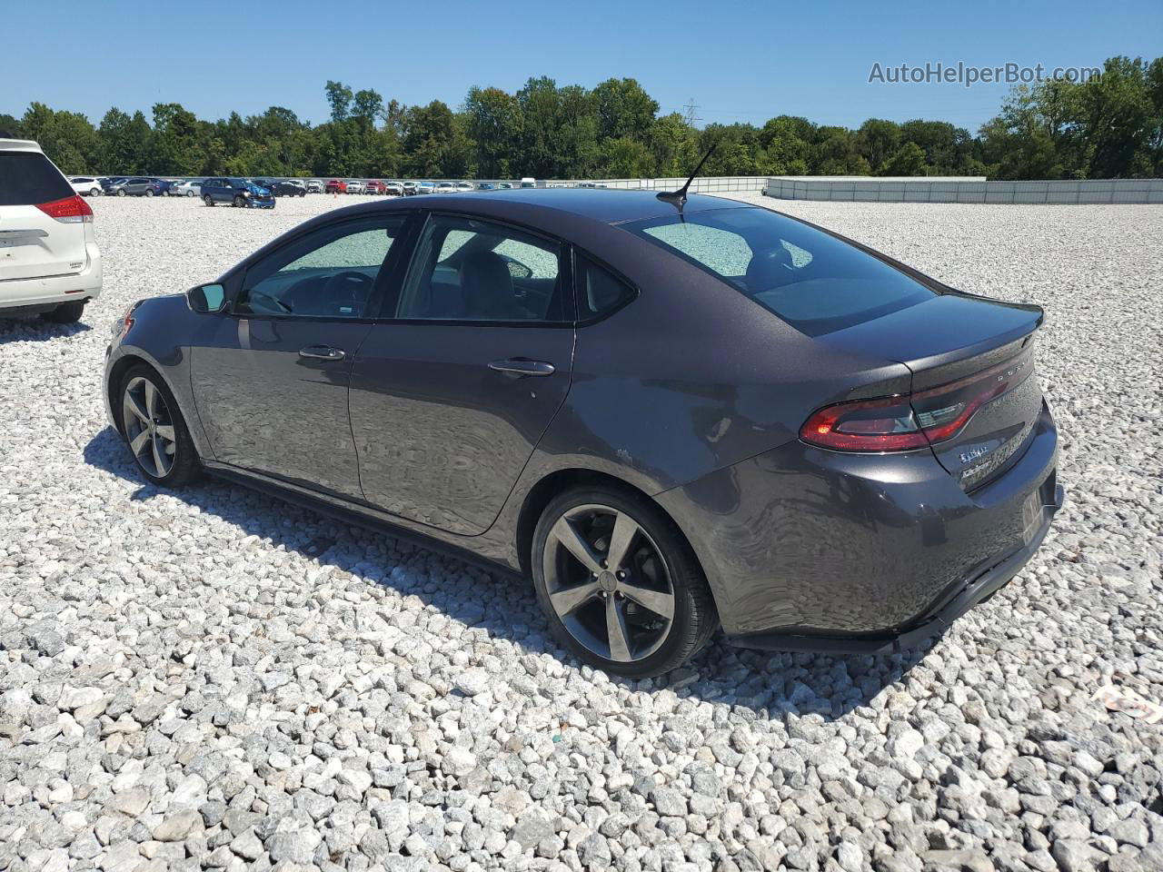 2015 Dodge Dart Gt Gray vin: 1C3CDFEB8FD173107