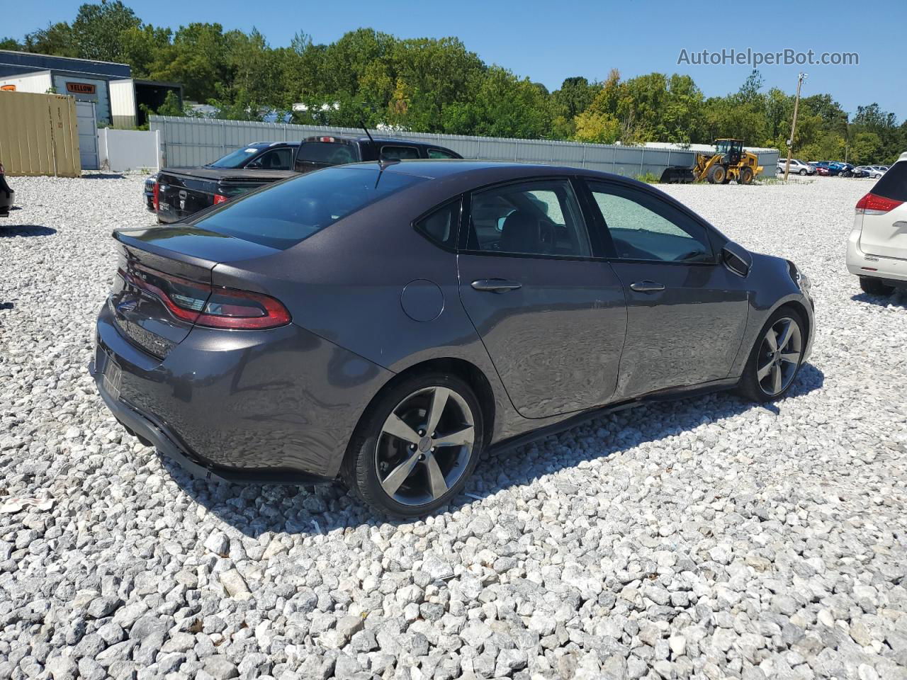 2015 Dodge Dart Gt Gray vin: 1C3CDFEB8FD173107