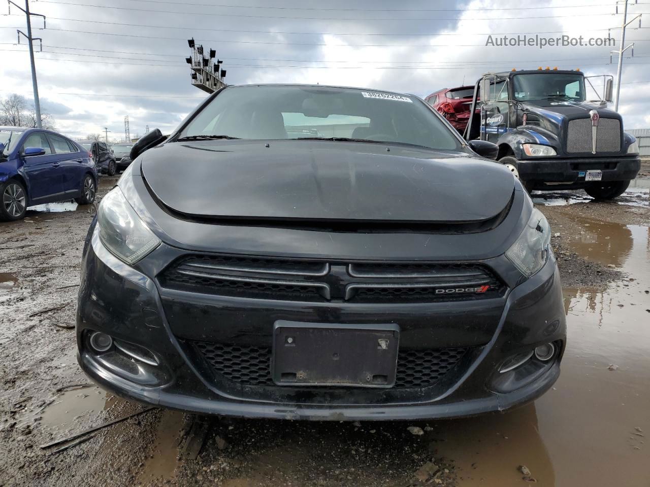 2015 Dodge Dart Gt Black vin: 1C3CDFEB8FD213024