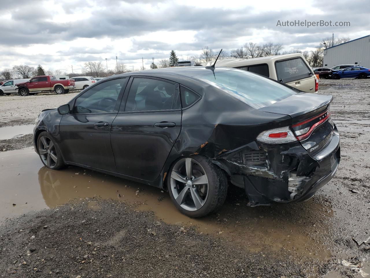 2015 Dodge Dart Gt Black vin: 1C3CDFEB8FD213024