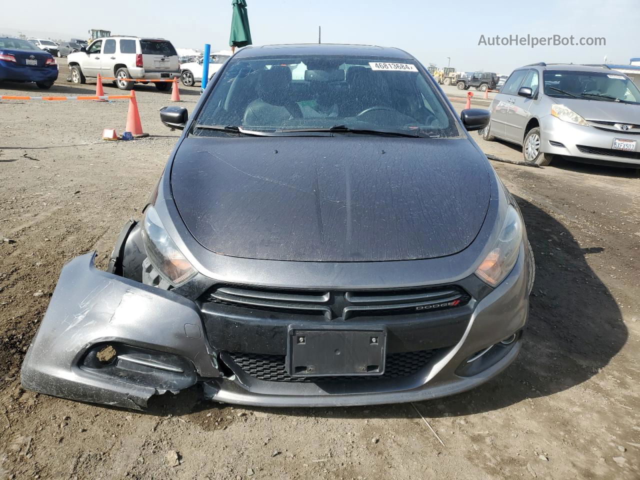 2015 Dodge Dart Gt White vin: 1C3CDFEB8FD227716