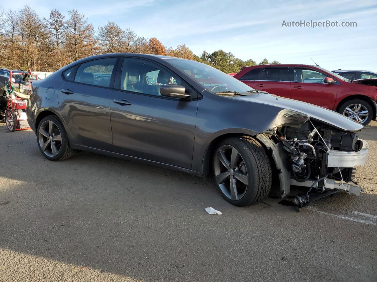 2015 Dodge Dart Gt Gray vin: 1C3CDFEB8FD244094