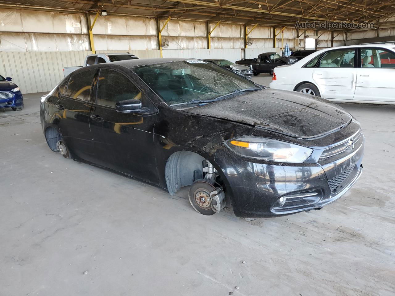 2015 Dodge Dart Gt Black vin: 1C3CDFEB8FD422019