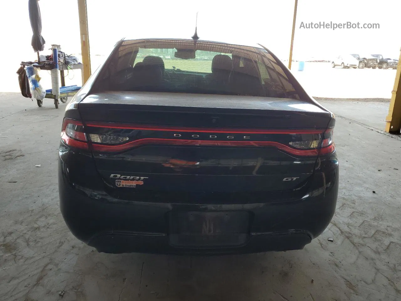 2015 Dodge Dart Gt Черный vin: 1C3CDFEB8FD422019