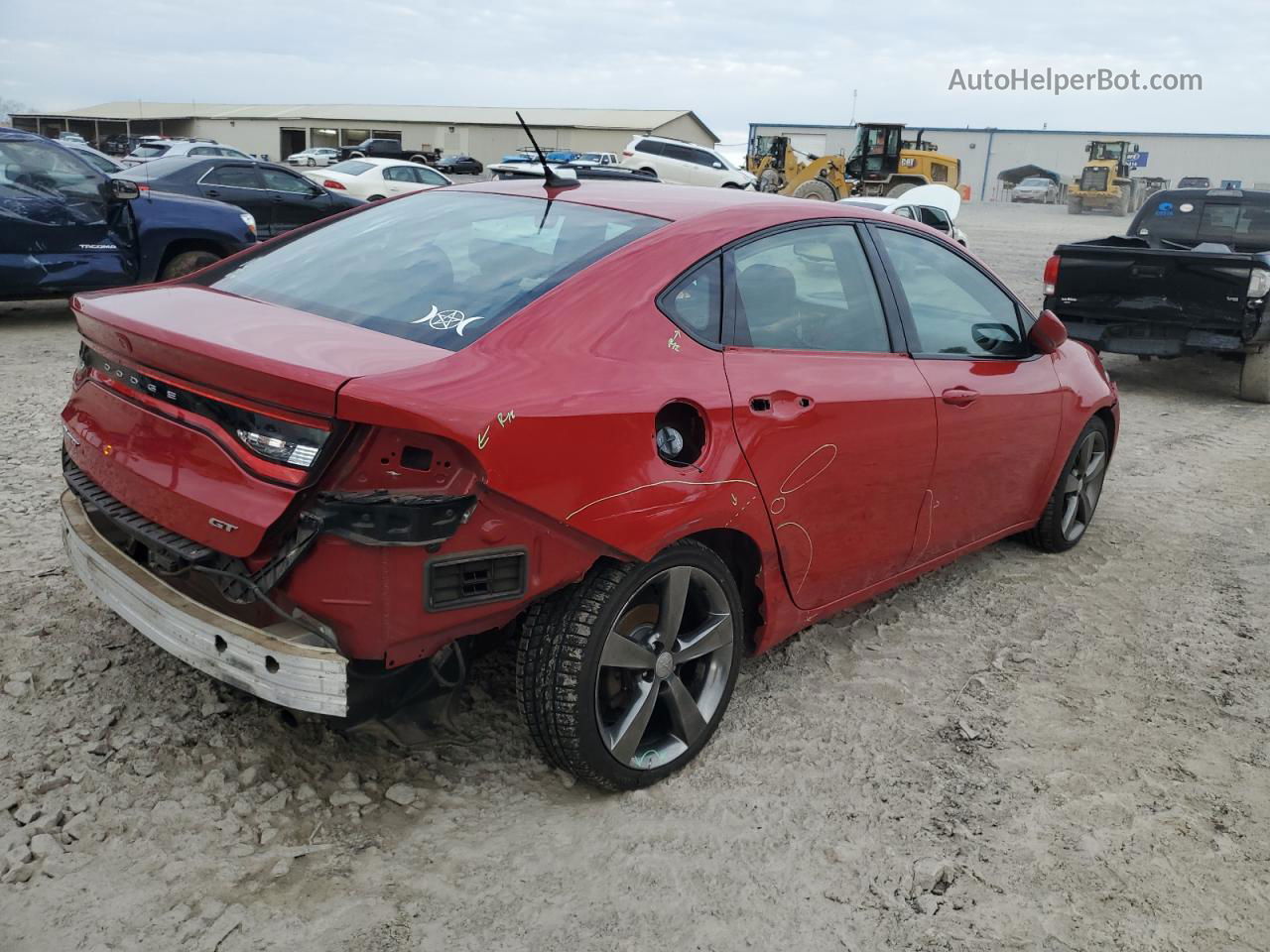 2015 Dodge Dart Gt Red vin: 1C3CDFEB9FD200492