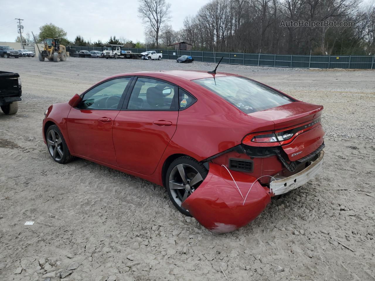 2015 Dodge Dart Gt Red vin: 1C3CDFEB9FD200492