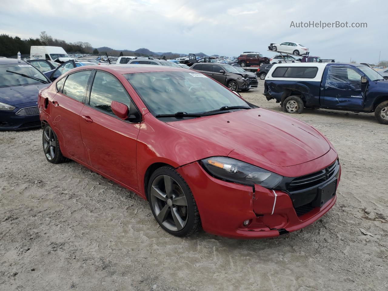 2015 Dodge Dart Gt Red vin: 1C3CDFEB9FD200492