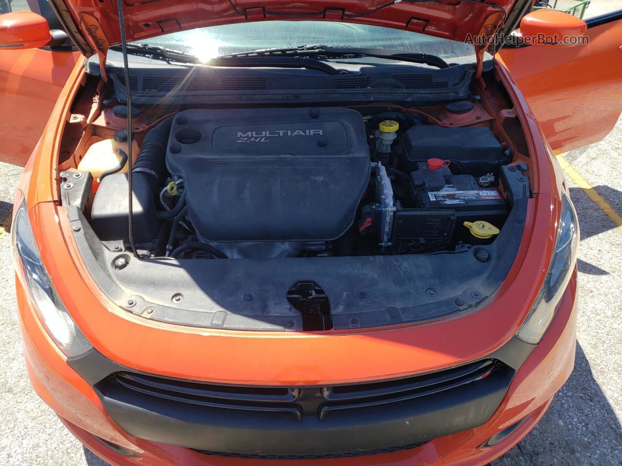 2015 Dodge Dart Gt Orange vin: 1C3CDFEB9FD378290