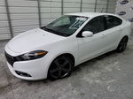 2015 Dodge Dart Gt White vin: 1C3CDFEBXFD173299