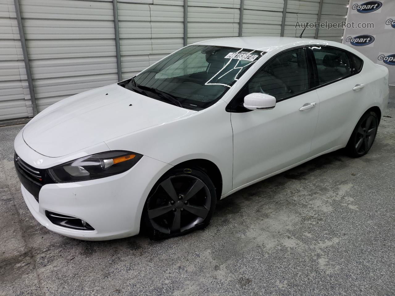 2015 Dodge Dart Gt Белый vin: 1C3CDFEBXFD173299