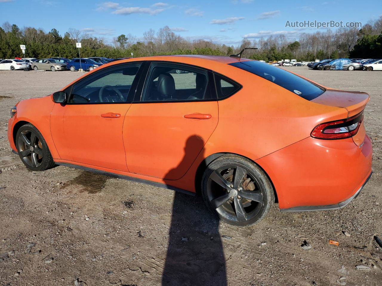 2015 Dodge Dart Gt Orange vin: 1C3CDFEBXFD277789