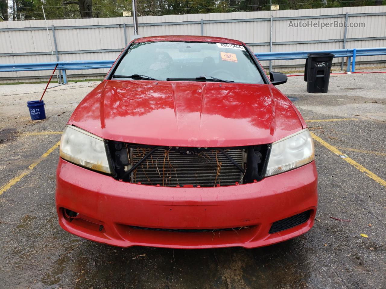 2014 Dodge Avenger Se Red vin: 1C3CDZAB0EN107151