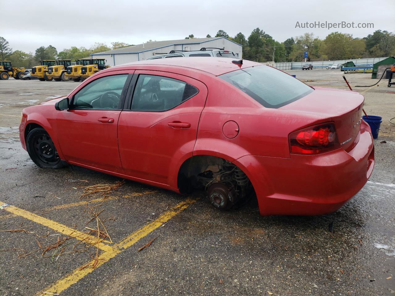 2014 Dodge Avenger Se Red vin: 1C3CDZAB0EN107151