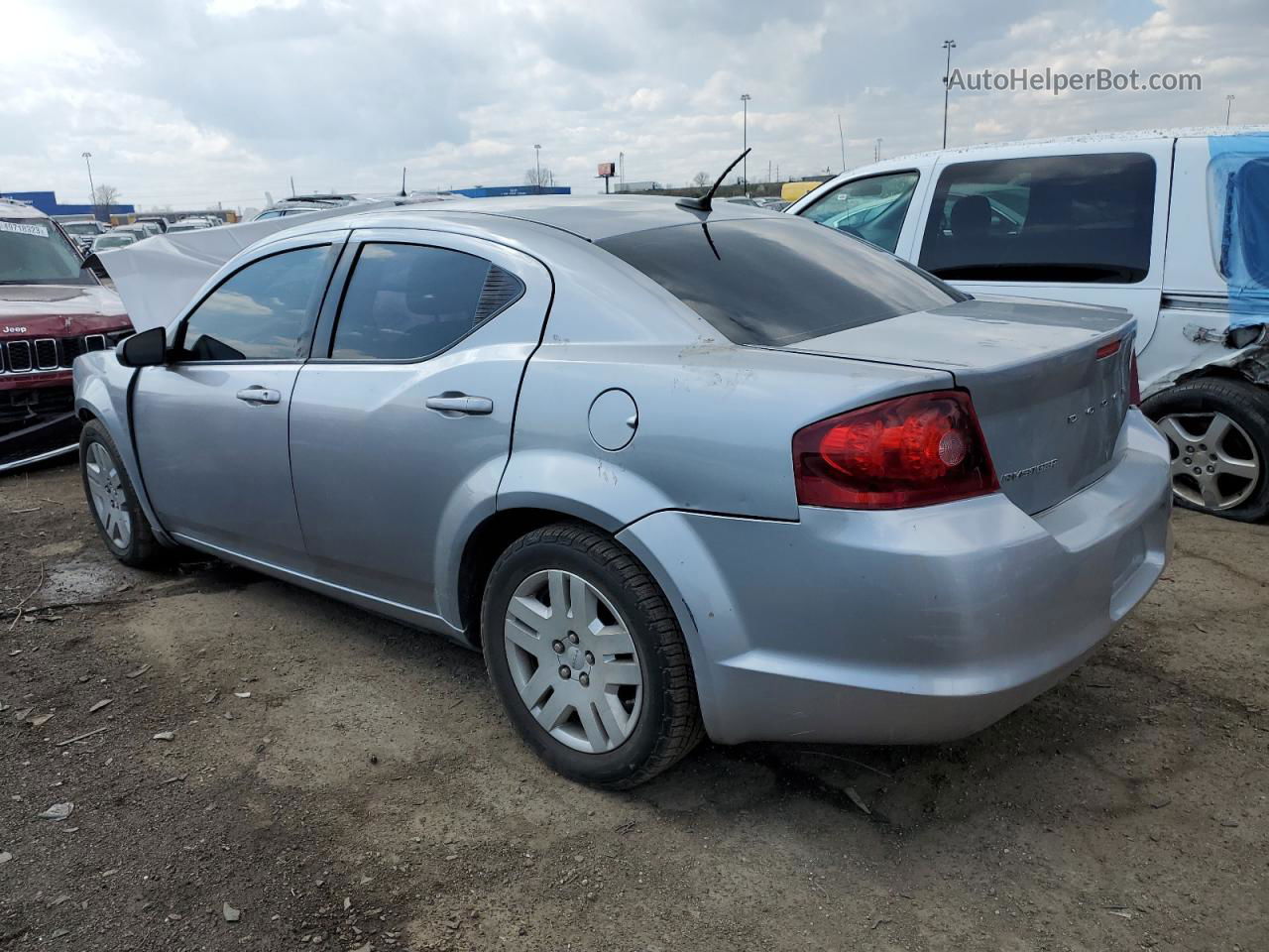 2014 Dodge Avenger Se Серый vin: 1C3CDZAB0EN126413