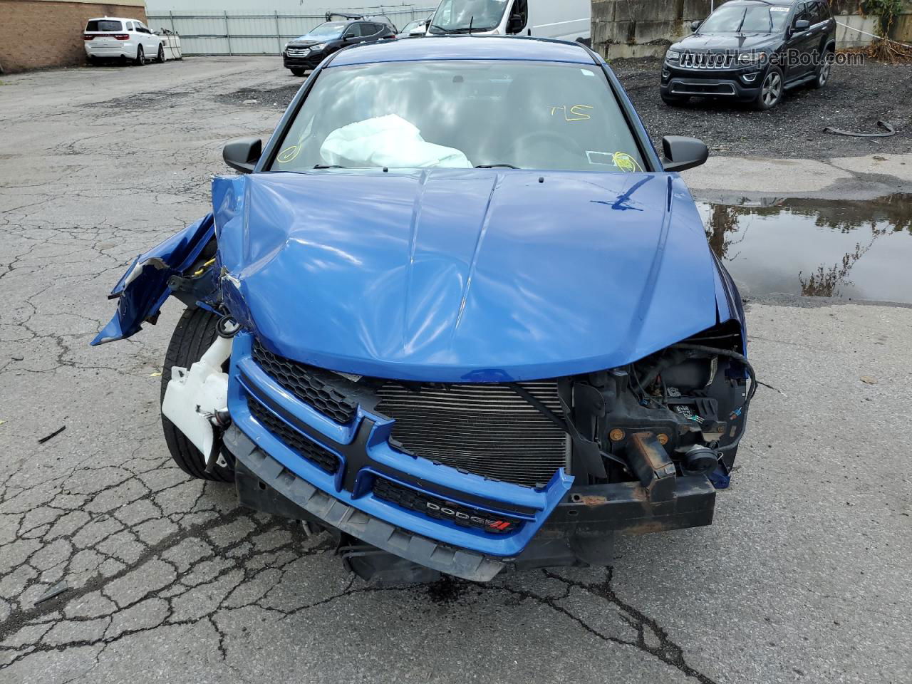 2014 Dodge Avenger Se Blue vin: 1C3CDZAB0EN129795