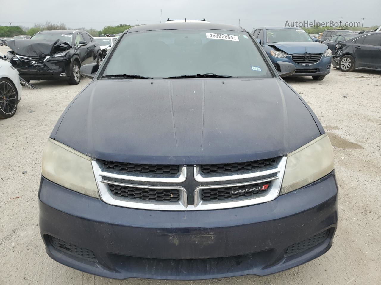 2014 Dodge Avenger Se Blue vin: 1C3CDZAB0EN139971