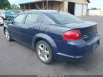 2014 Dodge Avenger Se Blue vin: 1C3CDZAB0EN147374