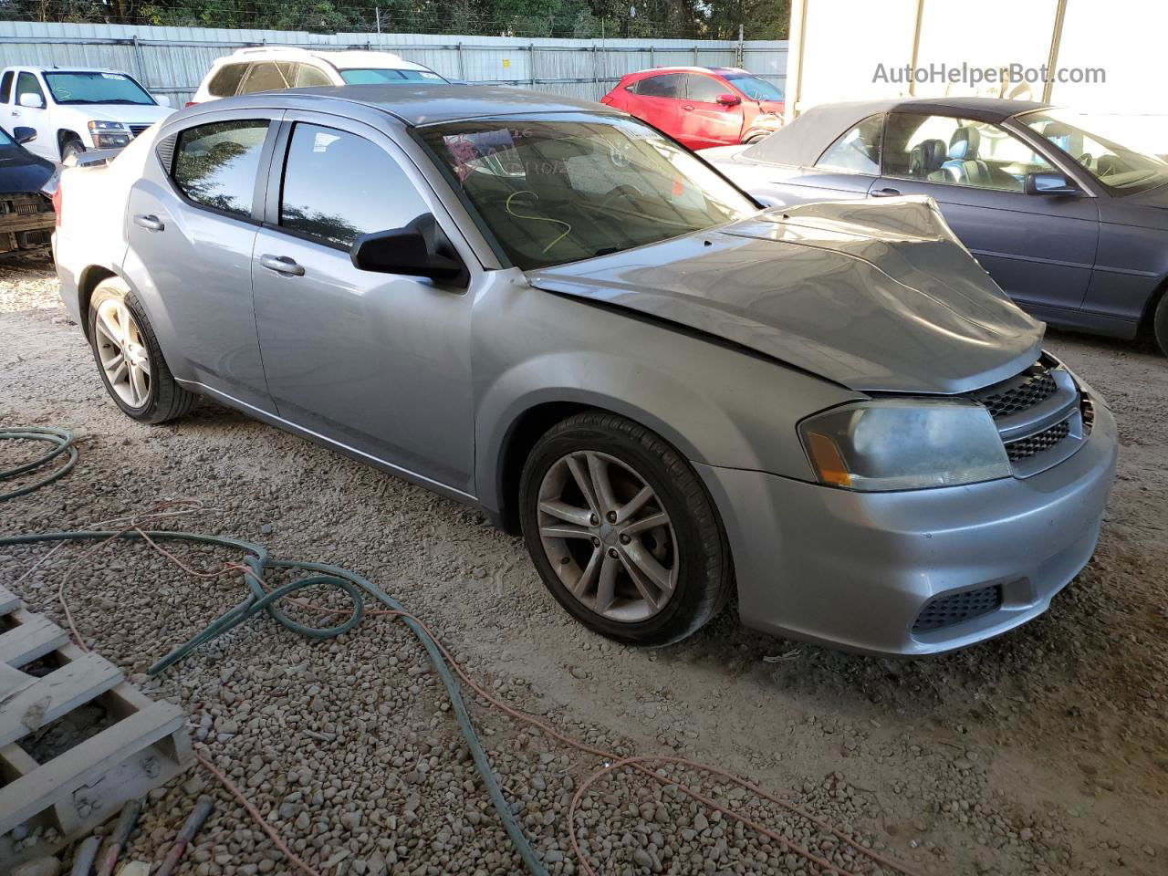 2014 Dodge Avenger Se Gray vin: 1C3CDZAB0EN149626